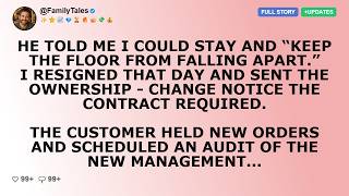 Information Dad Gave My Brother The Factory For His Degree. I Left. Then Our Biggest Customer Moved Its Orders Update