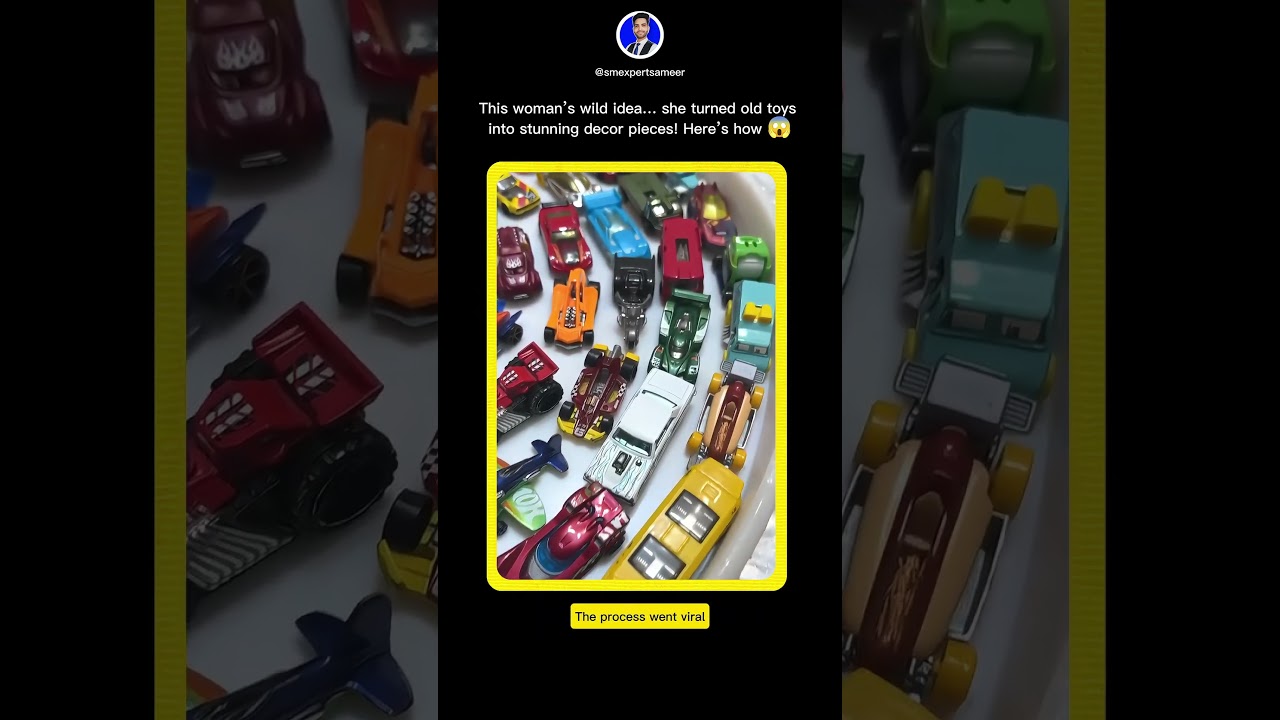 rewrite this title This Woman Makes Stunning Decor from Used Toys! DIY Business Idea #shorts #marketing #trending rewrite this title This Woman Makes Stunning Decor from Used Toys! DIY Business Idea #shorts #marketing #trending