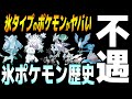 【歴史】最強からの不遇「氷タイプ」ポケモンの歴史がヤバすぎた...【ポケモン剣盾】
