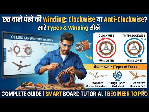Ceiling Fan का Basic Knowledge A to Z बिल्कुल आसान तरीके से।✅ Ceiling Fan में कितने Slots होते हैं?✅