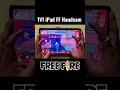 1V3 iPad 11th Generation Free Fire Gameplay | Free Fire iPad Handcam Gaming Test | FF iPad Shorts
