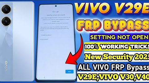 Vivo V29e FRP Bypass Android 14 Settings Not Open 2025 Without Pc | ALL VIVO FRP BYPASS TRICK 2025💯✅