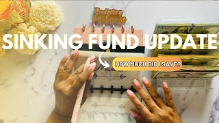 SINKING FUNDS UPDATE | How Much Did I Save | Cash Envelope System #cashenvelopesystem #sinkingfunds
