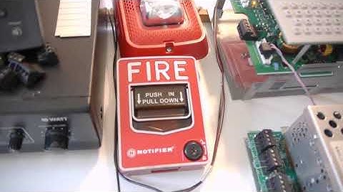 Notifier NFS2-3030 with DVC Short Voice Evac Test