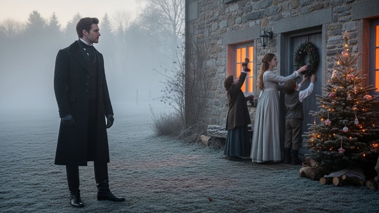 O barão viúvo passaria o Natal sozinho na fazenda… até que a criada chegou com os filhos