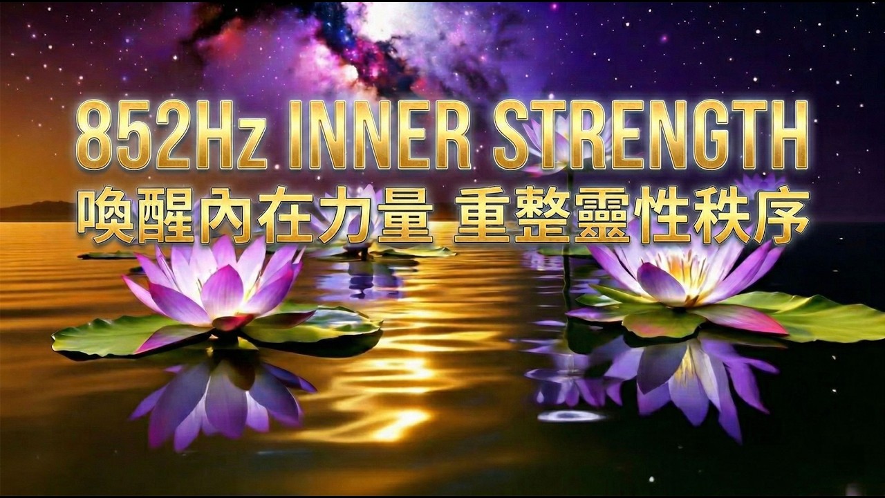 852Hz 內在力量覺醒：重拾靈魂清明，瓦解恐懼與幻象｜紫金蓮花的療癒能量｜2026 高維覺醒系列