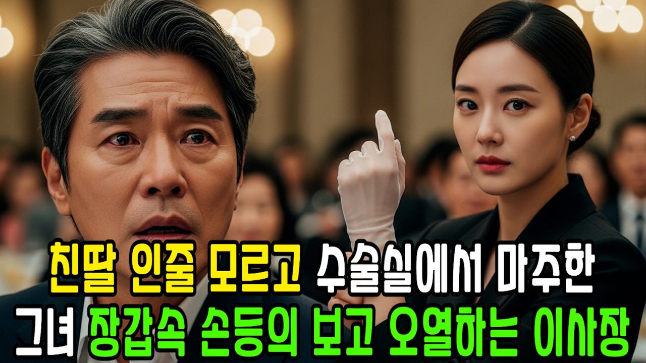 친딸인줄 모르고 매일 수술실에서 함께 일한 이사장 아버지, 장갑 속 손등의 점 하나에 그만 숨이 멎어버렸다ㅣ감동사연ㅣ사연라디오ㅣ시니어사연