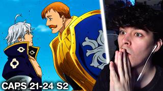 ESCANOR VS ESTAROSSA | REACCION NANATSU NO TAIZAI | S2 CAPS 21 - 24 (POR PRIMERA VEZ)