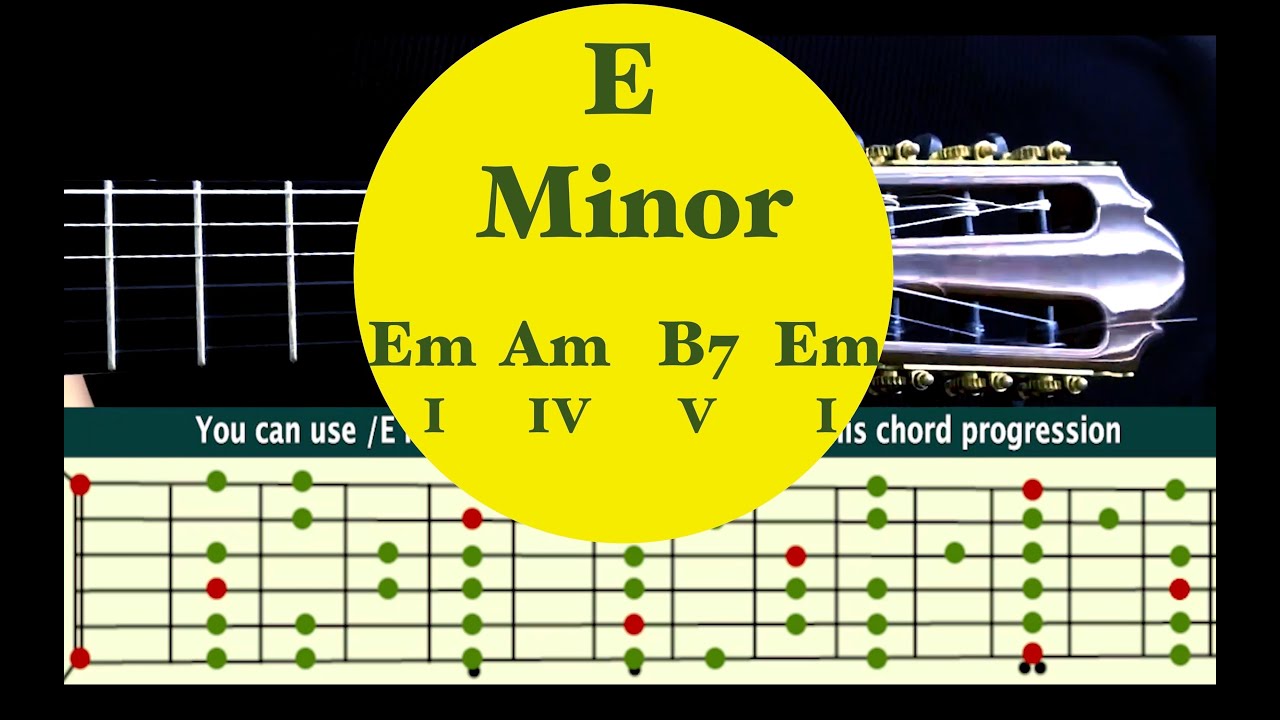 Improvise with me Jam in E minor scale Chords Chordify