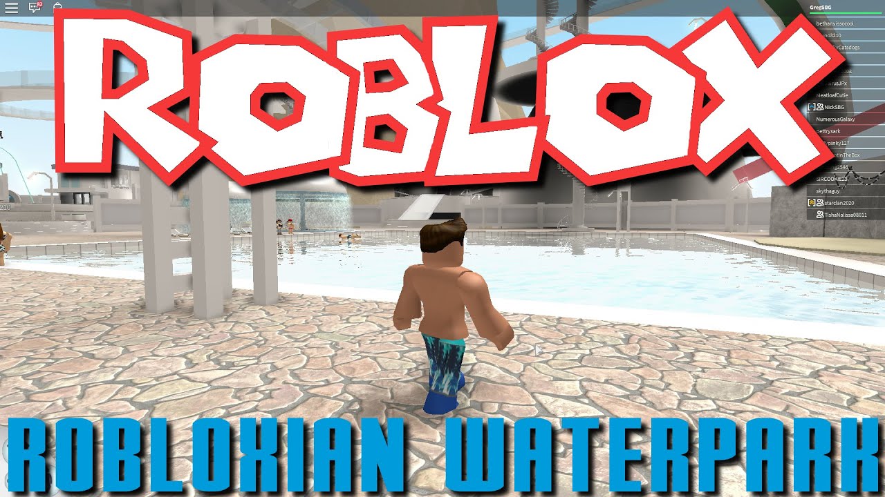 Greg And Nick Play Roblox Robloxian Waterpark Youtube - roblox greg game