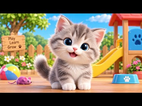 Learn Name Animal And Sounds 🐮🐶🐱 Fun & Cute Animals for Kids!