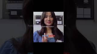 Wooseok doing Hyeyoon signature greeting! #kimhyeyoon #byeonwooseok