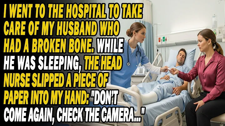 🏥At The Hospital For My Husband's Broken Bone,👩‍⚕️A Nurse Slipped Me A Note: "... Check The Camera🎥"