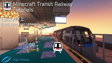 Minecraft Transit Railway Tutorials E1 - Mod Basics