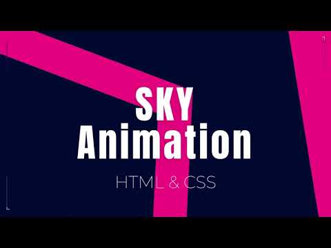 SKY Animation | HTML & CSS Animations #8 | #html #css #animation #coding #sky #skyanimation #sun