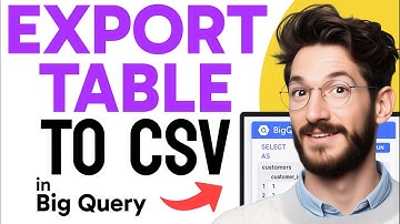 How to EXPORT BIGQUERY TABLE to CSV (Step by Step) 2025