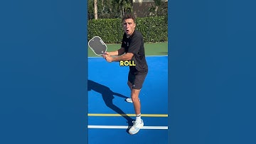 How to hit a 2 Handed Backhand drive in pickleball in under 60 seconds! #pickleball #pickleballtips