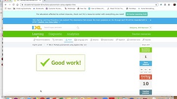 IXL Tutorial BB 11 Multiplying Polynomials using Algebra Tiles