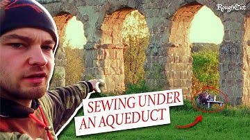 Sewing a Jacket under Ancient Roman Ruins 🇮🇹