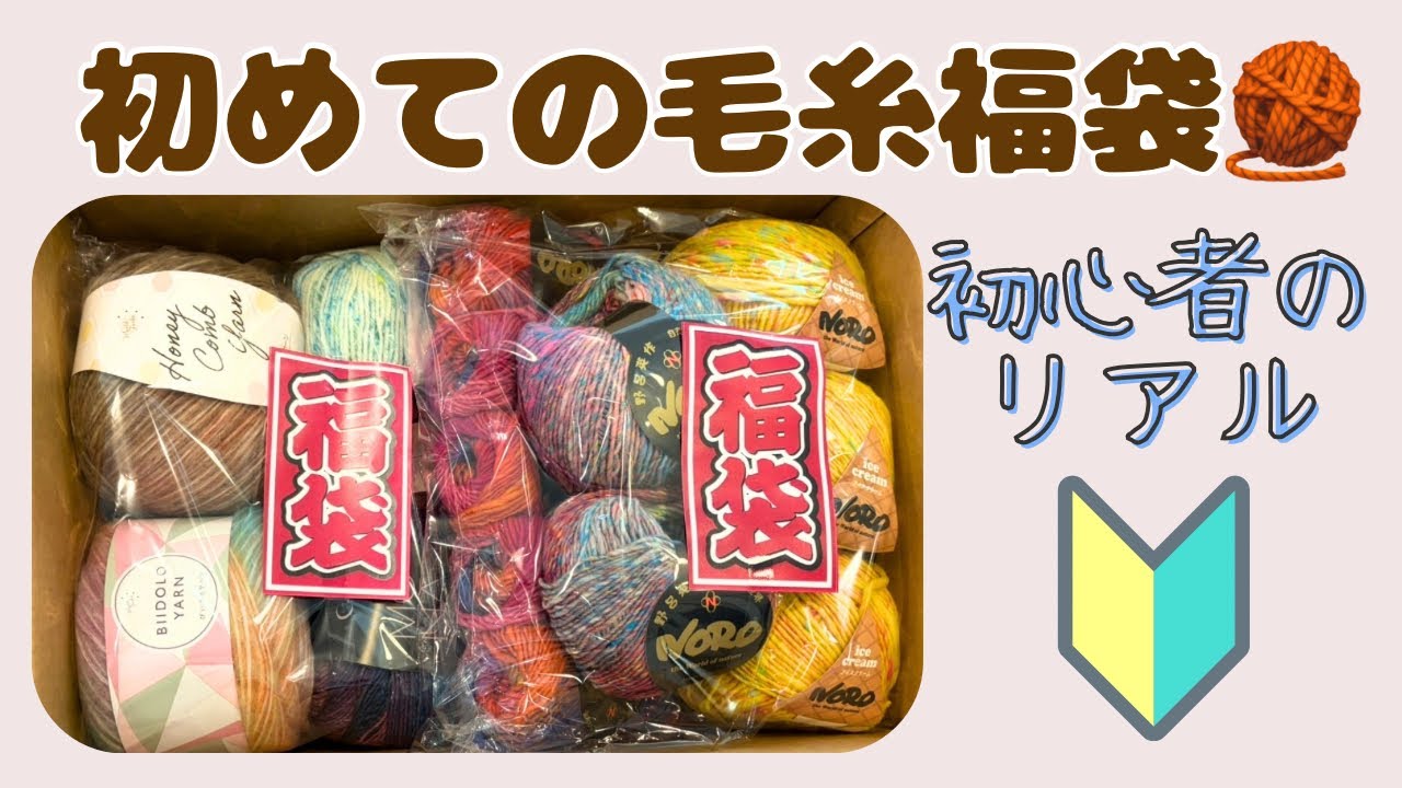 【毛糸福袋】編み物初心者が買ってみた結果…｜リアル🧶2026年