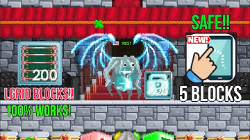 How to use Auto Clicker on GrowTopia Lgrids 5 Blocks 2023!! (Android & iOs) ( 100% Safe!! )