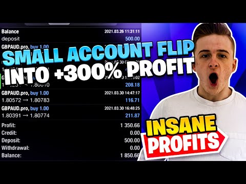 I Flipped A Small Forex Account into *INSANE PROFITS* | A Day In The Life As A Forex Trader