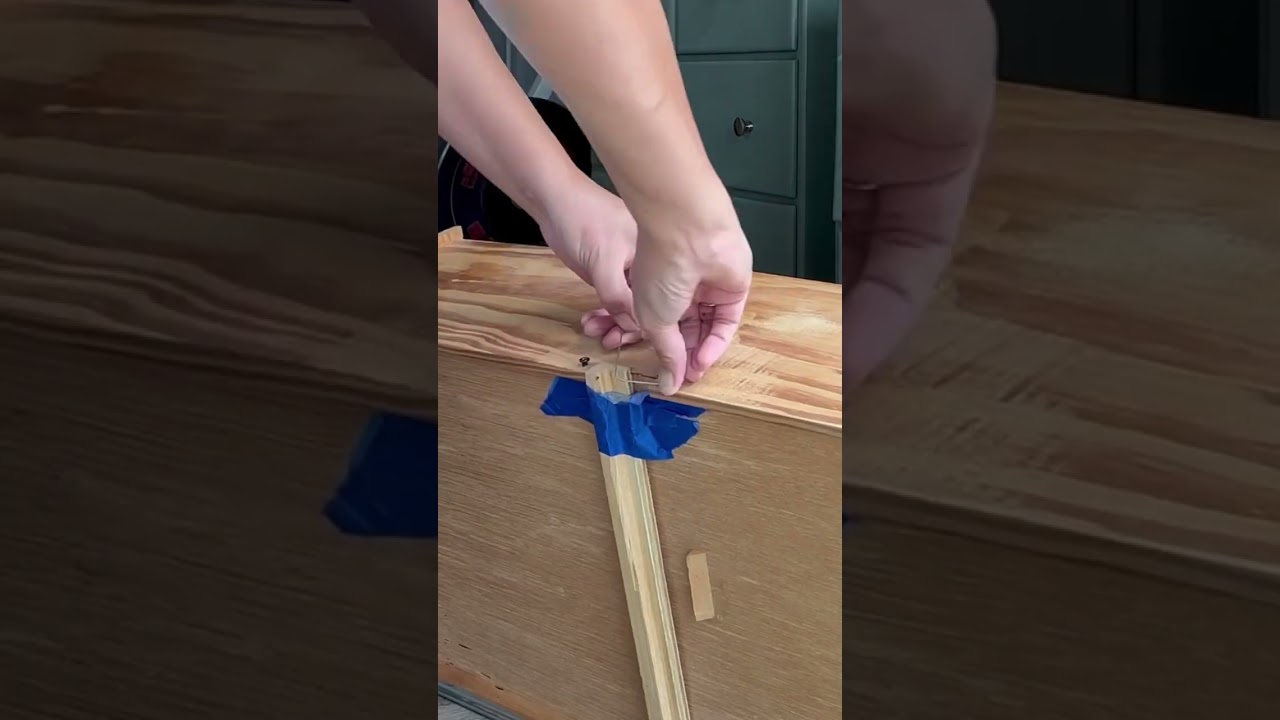 How to fix falling drawers 