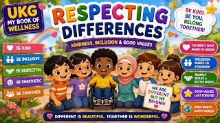 Respecting Differences for Kids | UKG My Book of Wellness | Kindness, Inclusion &amp; Good Values