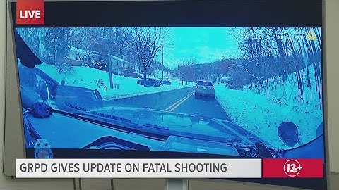 Grand Rapids Police release video of fatal officer-involved shooting