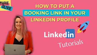 How to put a booking link in your LinkedIn profile