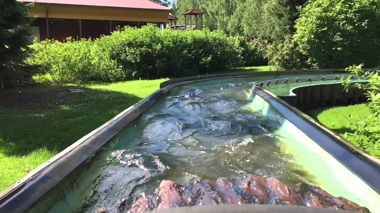 Koskenlasku Tukkijoki Wasalandia - log flume ride (on-ride)