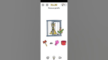 Brain Out Game Level 39 Rescue Giraffe answer hint - Gameplay Solution Walkthrough