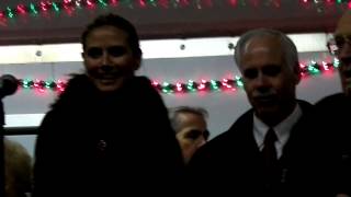 Lindenhurst Ny Tree Lighting 2012 - Heidi Klum