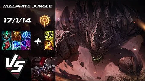 JUNGLE Malphite vs Shaco - NA Grandmaster Patch 25.23