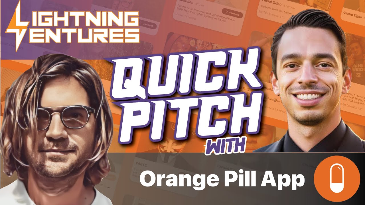 Orange Pill App Quick Pitch w/ Matteo Pellegrini - YouTube