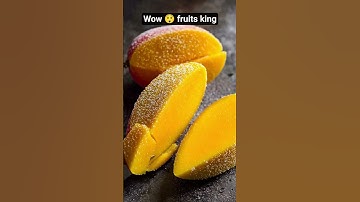 Super Satisfying Mango Cutting ASMR | AI Fruit Slice Sounds #effectking #asmr #viral #fruitcutting