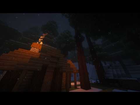 Cozy Winter Cabin Storm w/ C418 Music |  Deep Sleep Minecraft Ambience ❄️ |  6 Hours