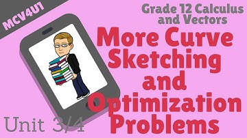 Calculus and Vectors Grade 12 - Curve Sketching and Optimization Review