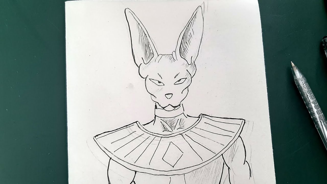 How to Draw Beerus step by step | Dragon Ball Z - YouTube