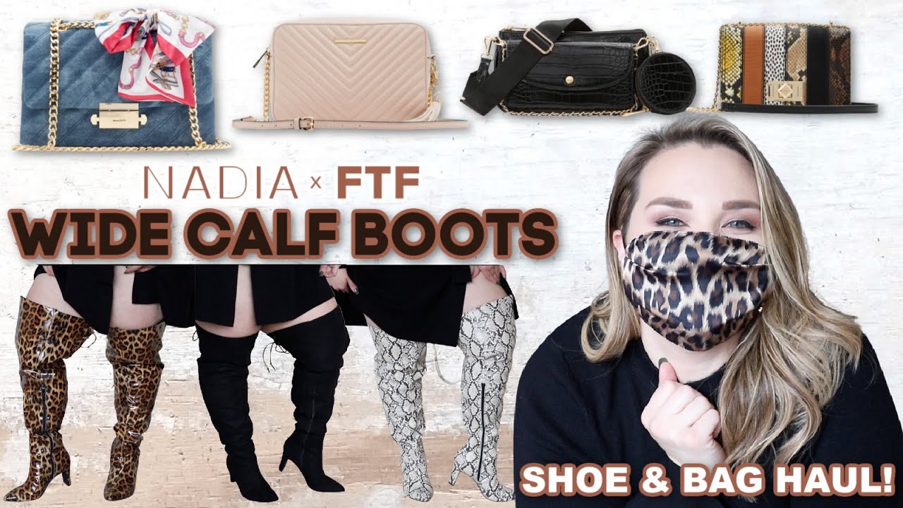All About accessories! NADIA x FTF Wide Calf Boots, Bags, & Shoes | Sarah Rae Vargas
