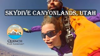 JUMPING OUT OF A PLANE IN MOAB, UTAH. OUR 1ST TIME SKYDIVING!