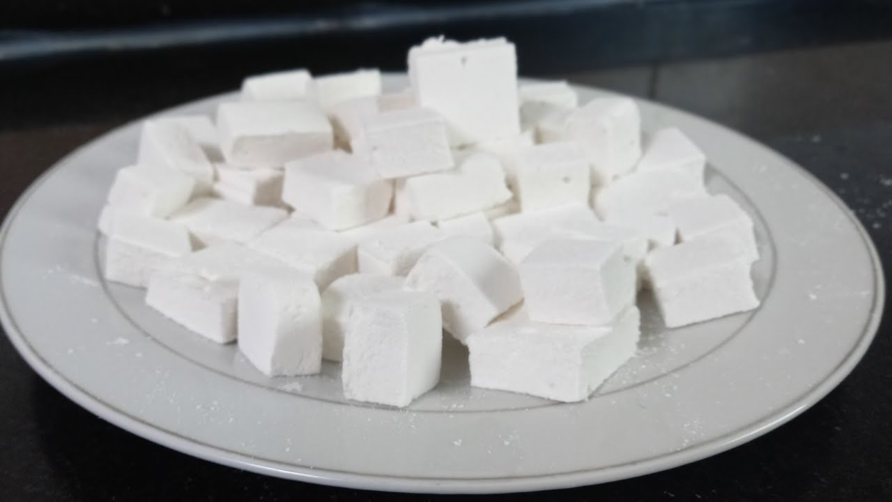 Marshmallow Recipe in tamilமார்ஷ்மெல்லோ எளிதாக செய்யலாம் Soft Spongy Marshmallow YouTube