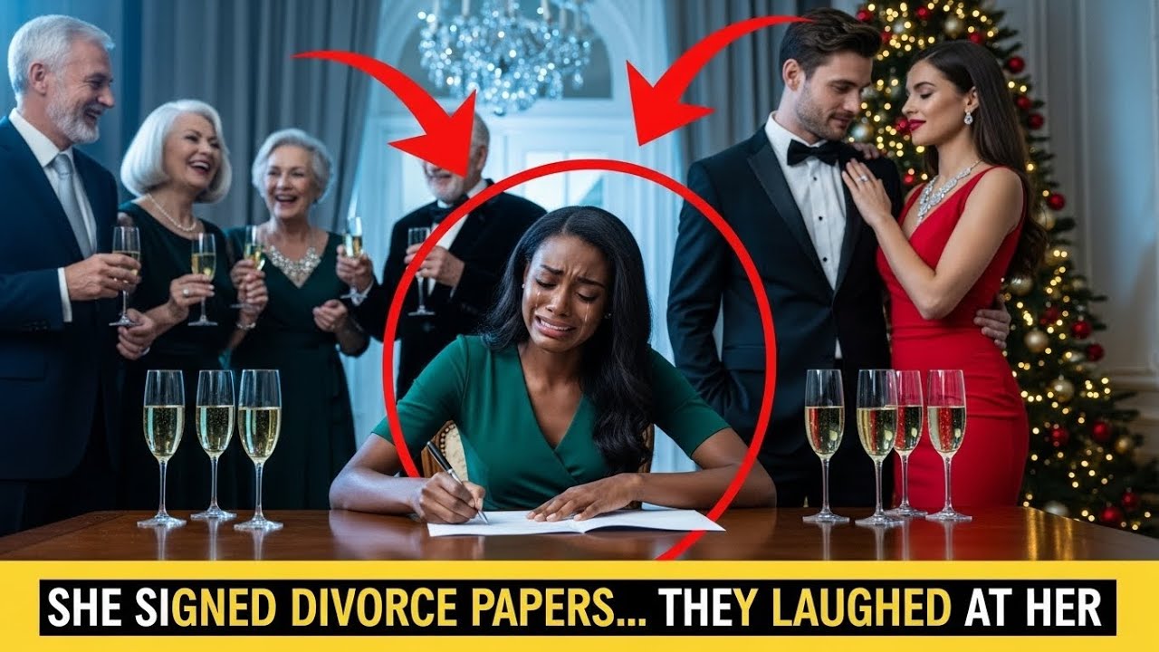 In Tears, She Signs the Divorce Papers at Christmas party—Not Knowing She Is the Billionaire’s....