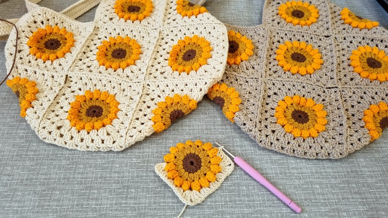 Boyutlu Motifle Bulmaca Çanta Yapımı Bölüm 1