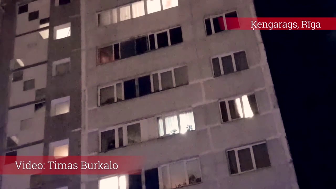 Ugunsgrēks Lokomotīves ielā