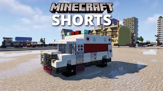 Minecraft AMBULANCE CAR 🚑 Tutorial #shorts
