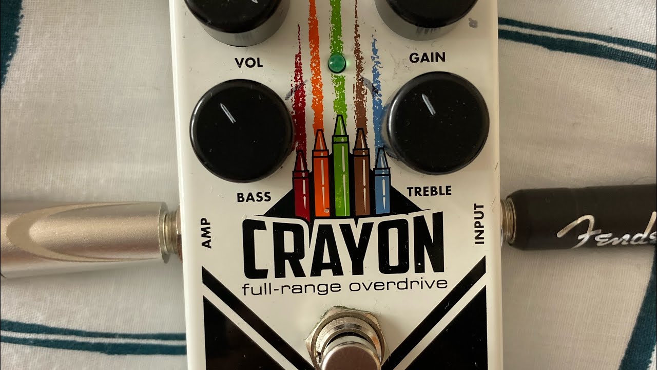 Electro Harmonix Crayon 69 Overdrive Pedal (honest review like and