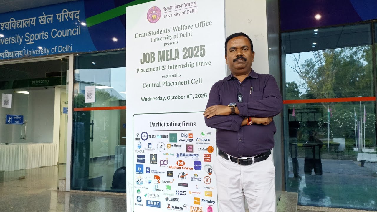 DU Job Mela 2025: Reactions Of Participants  And Recruiter ll How Many Offer Job/Internship ll DSW