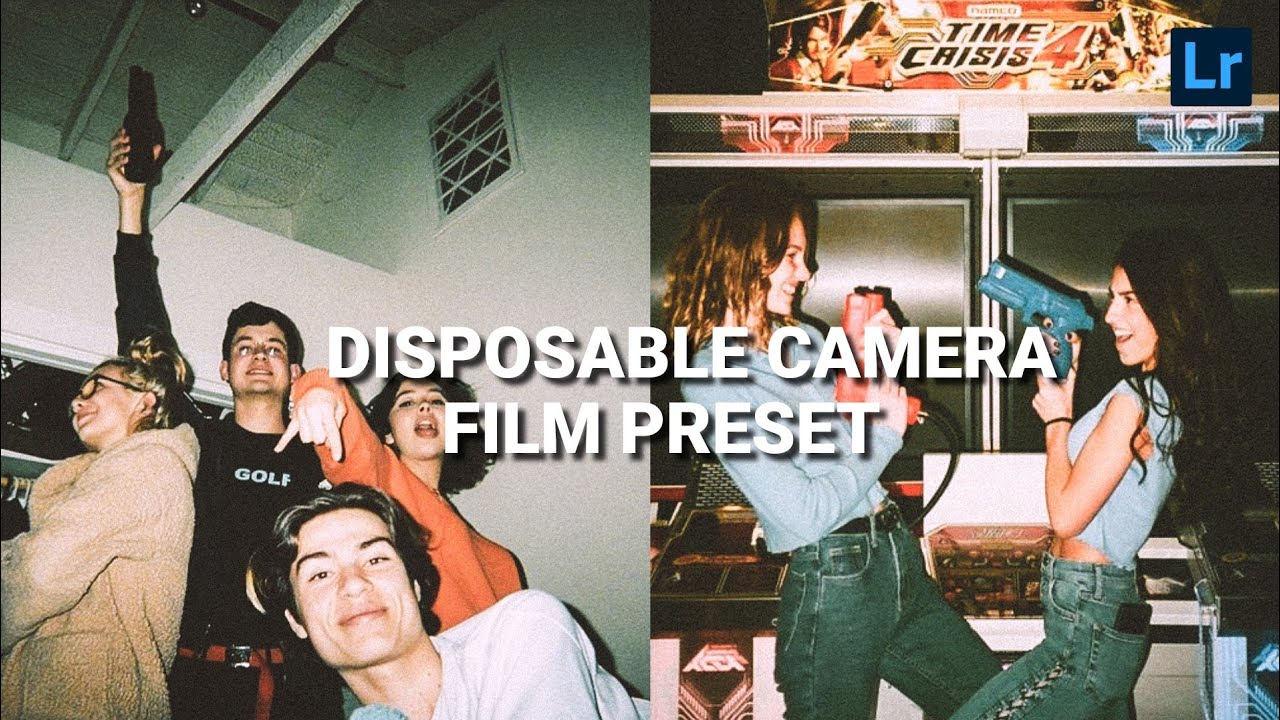 Disposable Camera Film Instagram feed lightroom presets YouTube
