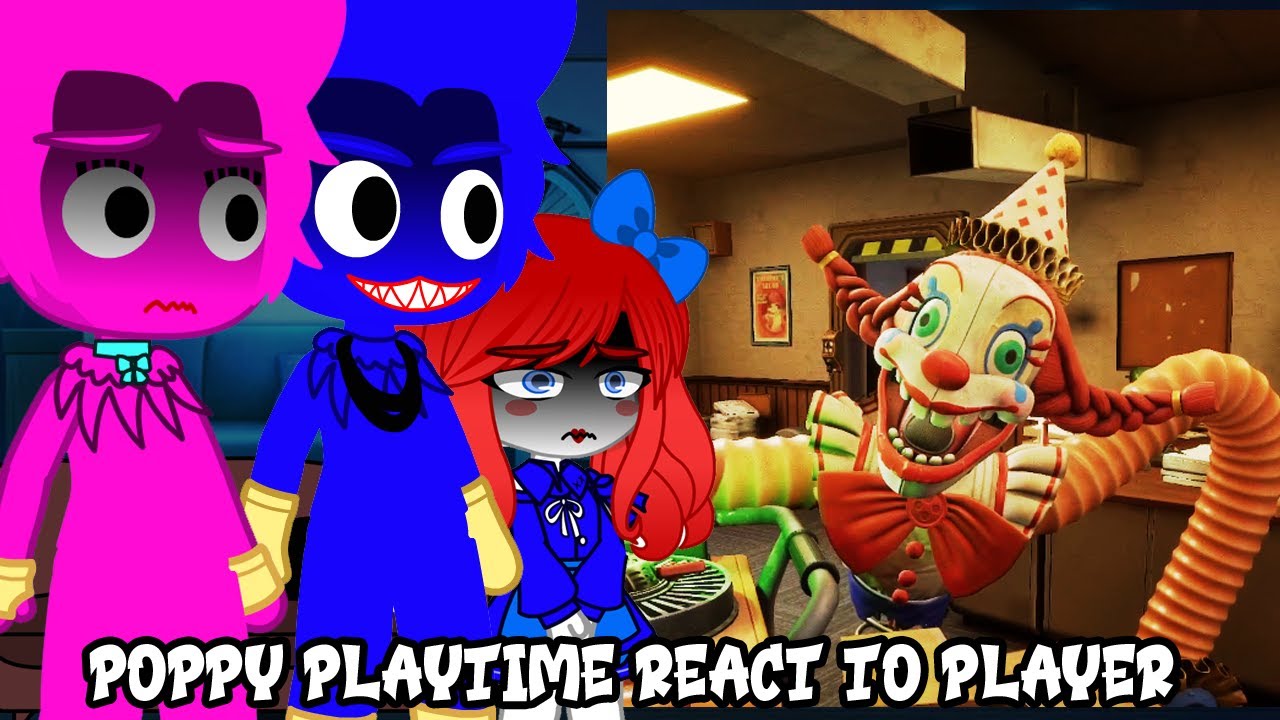 Poppy Playtime React To Player || FNAF Secret of The Mimic GAMEPLAY || Gacha Reaction ||
